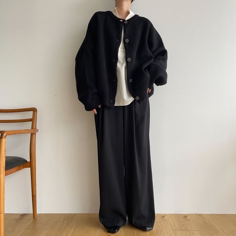 《予約販売》2way over knit cardigan/2colors_nt1464