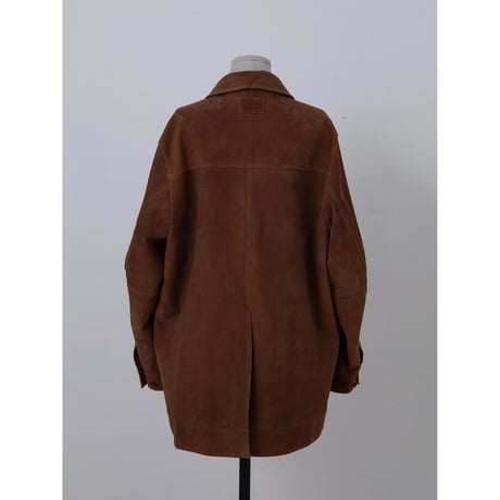 - AUTHENTIC series - real suède rich jacket/camel_an0037