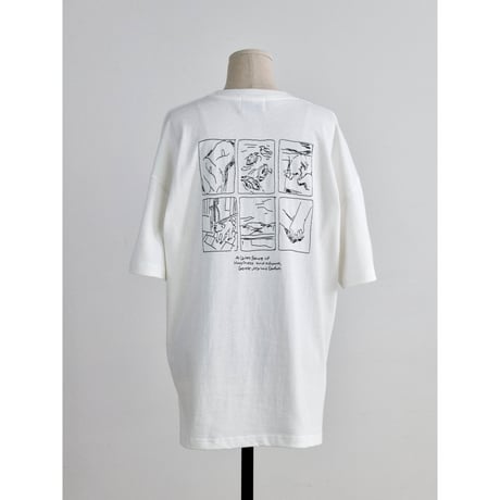 【NOKCHA × Lee Izumida】embroidery over tee/3colors(unisex)_nt2575