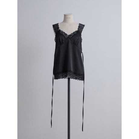 《予約販売》lacy satin camisole/2colors_nt2503