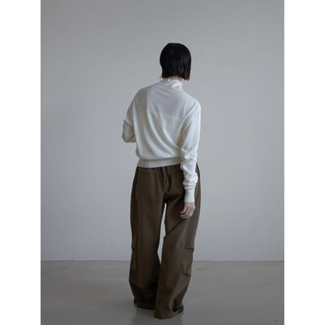 《予約販売》button accent knit/2colors_nt2169