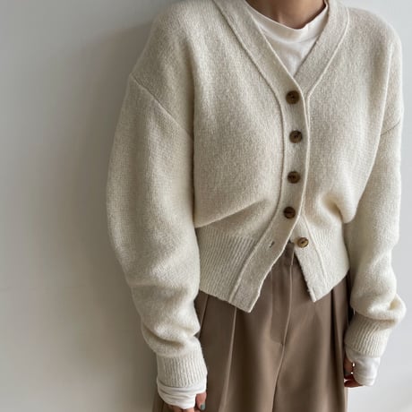 《予約販売》lady knit cardigan/2colors_nt1535