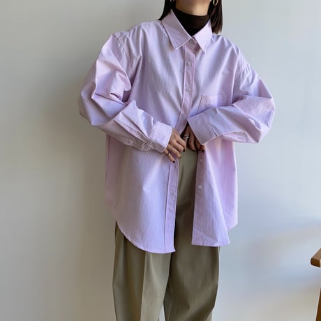 《予約販売》stripe over shirt/2colors_nt1272