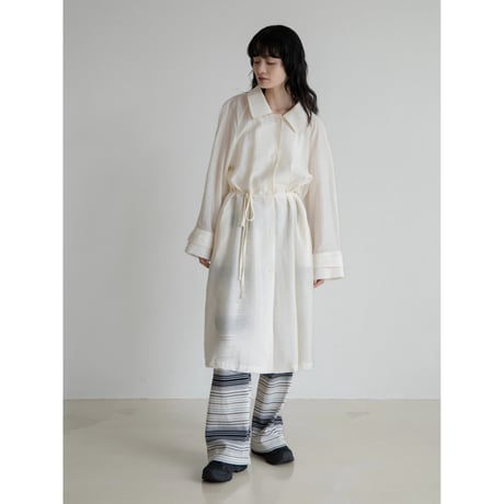 《予約販売》sheer rich shirt coat/2colors_no0451