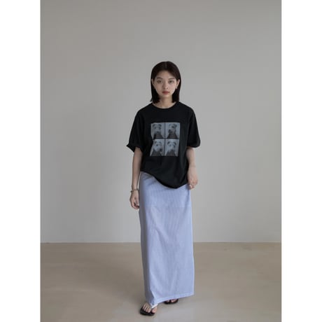 《予約販売》stripe long skirt/2colors_ns0090