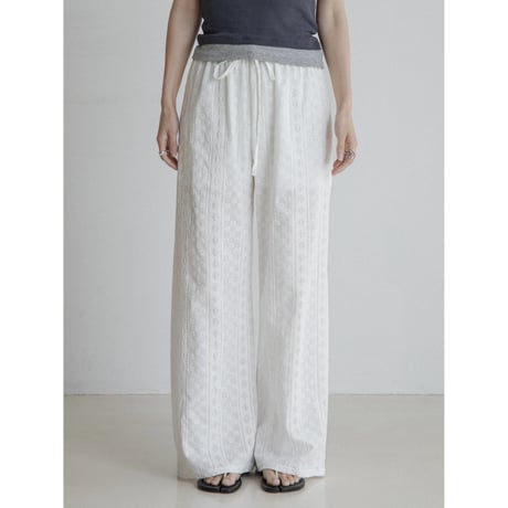 《予約販売》punching long pants_np1115