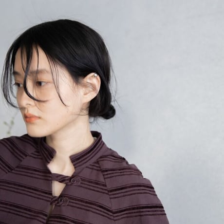 【nokcha original】jacquard lady dress/burgundy_nd0118