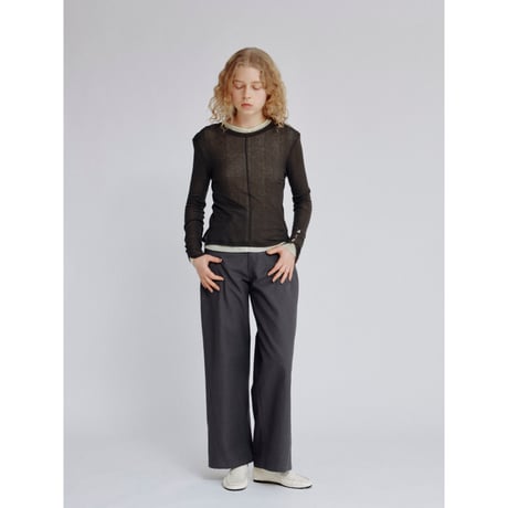 【NOKCHA original】custom sheer tops/3colors_nt2483