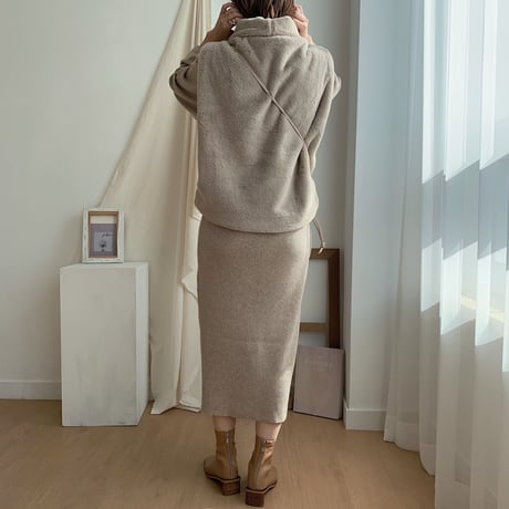 ✳︎予約販売✳︎neck far vest/2colors_nt0141
