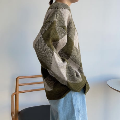 《予約販売》argyle soft knit/2colors_nt1121