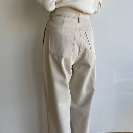 《予約販売》twill tuck wide pants/2colors_np0732
