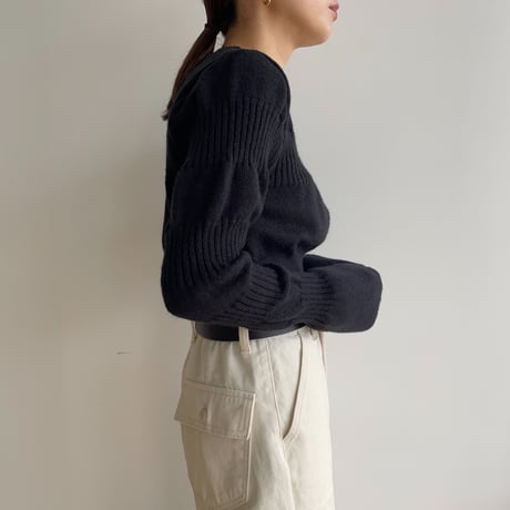 《予約販売》accent minimal knit/3colors_nt1530