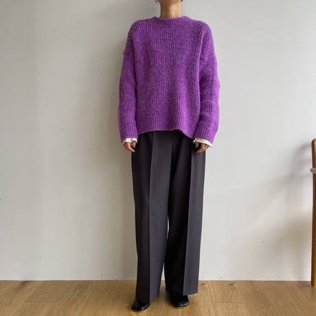 《予約販売》melange over knit/2colors_nt1544
