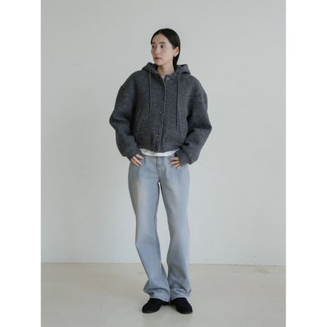 《予約販売》wool hoodie blouson/2colors_no0485