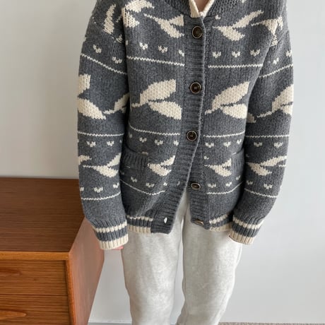 《予約販売》winter knit cardigan/2colors_nt1189