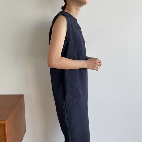 【nokcha original】jacquard all-in-one/navy_np0640