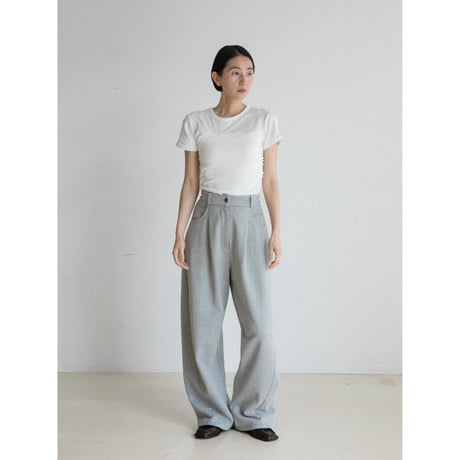 《予約販売》accent gather minimal tee/2colors_nt2549