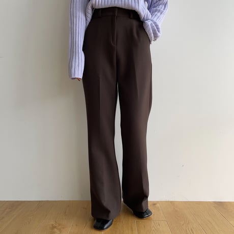 《予約販売》warm semi flare pants/3colors_np0708