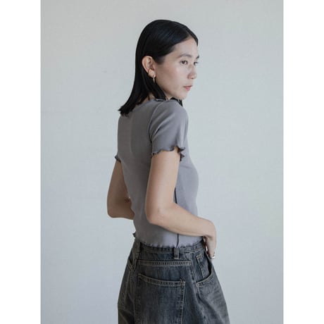 《予約販売》accent hem minimal tee/3colors_nt2368
