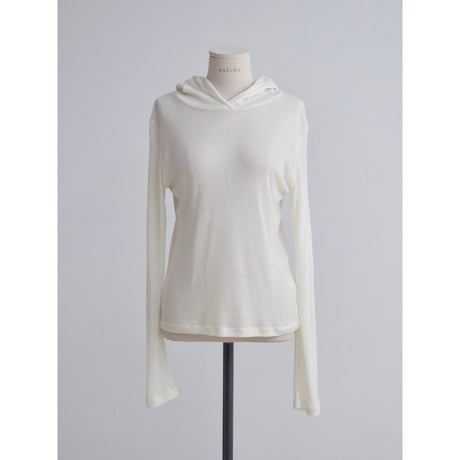 《予約販売》sheer hoodie tops/3colors_nt2509