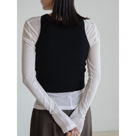 《予約販売》american sleeve knit tops/2colors_nt2393