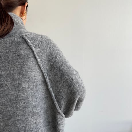 【nokcha original】raglan sleeve warm ops/gray_nd0130