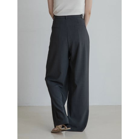 《予約販売》unique tuck wide pants/2colors_np1117