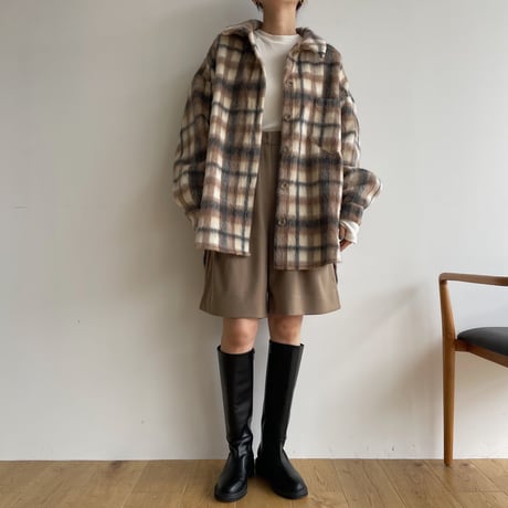 《予約販売》check over shirt jacket/2colors_no0258