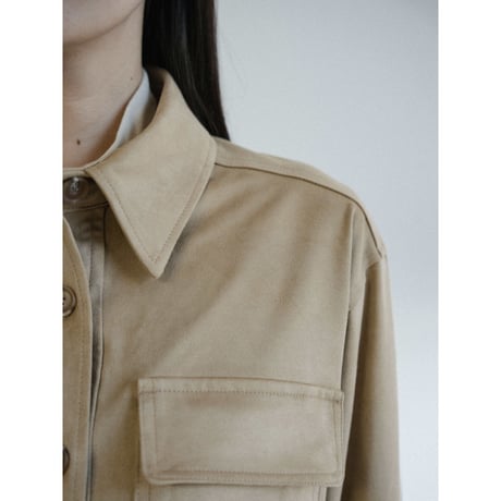 《予約販売》suède like shirt_nb0352