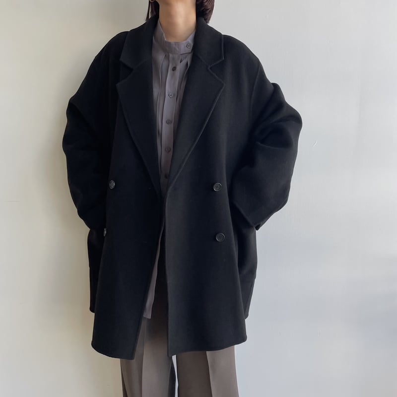 【nokcha original 】tailored middle coat