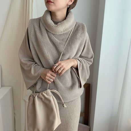 ✳︎予約販売✳︎neck far vest/2colors_nt0141