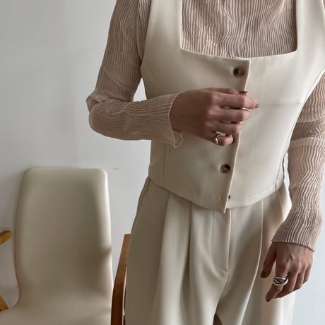 《予約販売》mannish mini vest/2colors_nt1280