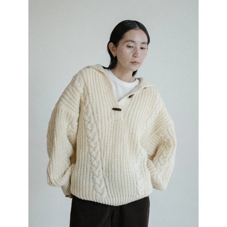 《予約販売》accent cable knit_nt2441