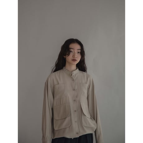【nokcha original】pocket light shirt outer/2colors_nb0223