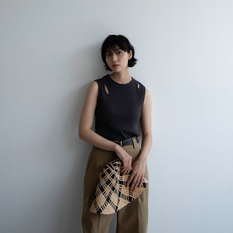 【nokcha original】accent tank top/3colors_nt1352