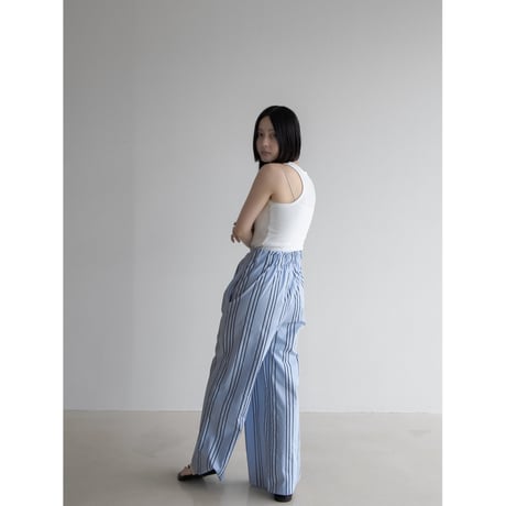 《予約販売》mulch stripe summer pants/2colors_np1004