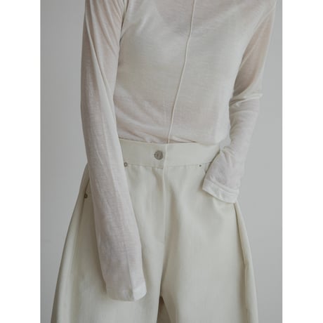 《予約販売》twill oval mannish pants/2colors_np1080