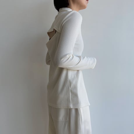《予約販売》back accent lib tops/2colors_nt1847