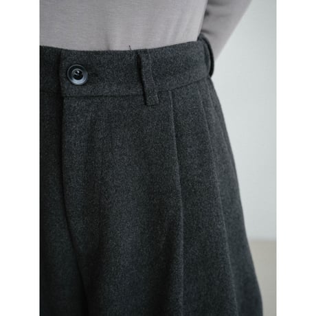 《予約販売》warm wool mannish pants_np1190