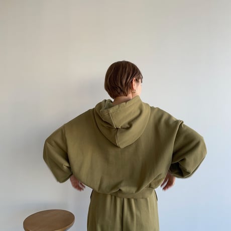 【nokcha original】“latte de the vert”hood mtm/3colors_nt1047