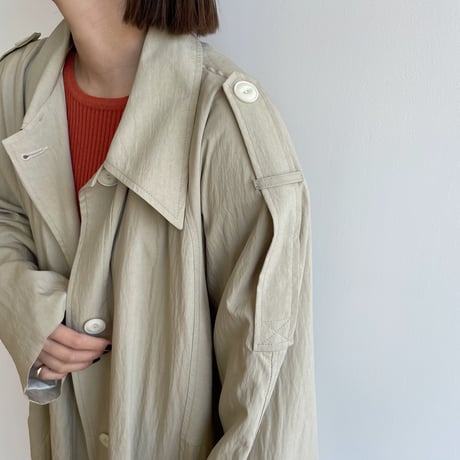 《予約販売》material over trench coat/3colors_no0201