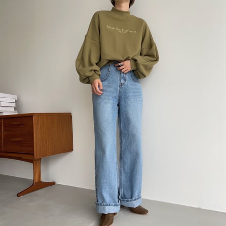 【nokcha original】“latte de the vert”mtm/green tee_nt1066
