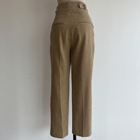 【nokcha original】material belt pants_np0550
