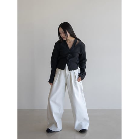 《予約販売》cut out accent cardigan/2colors_nt2010