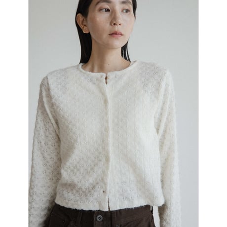 《予約販売》jacquard pattern knit cardigan/2colors_nt2399