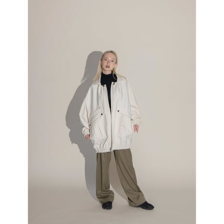 - AUTHENTIC series - urban over jacket/ivory(unisex)_an0003