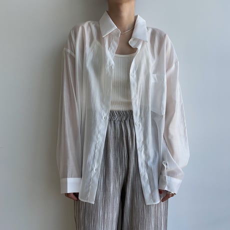 《予約販売》sheer lady shirt/2colors_nb0154