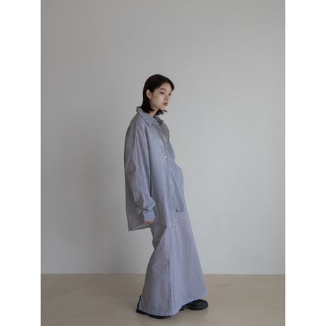 《予約販売》stripe over light shirt/2colors_nb0249
