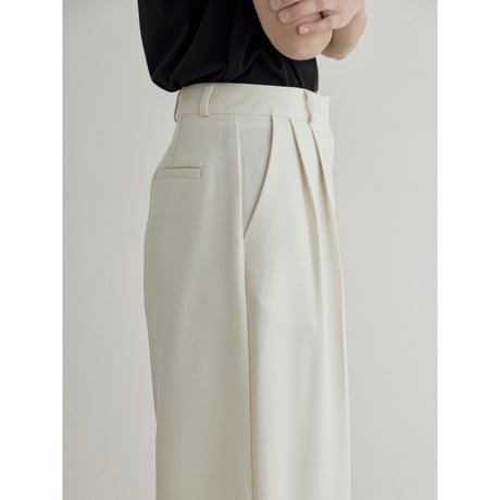 《予約販売》tuck daily wide pants/2colors_np1233