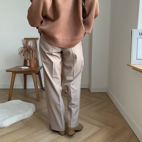 ✳︎予約販売✳︎straight daily pants/2colors_np0085